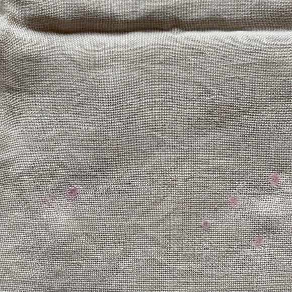 Vintage cotton harvest print tablecloth 50x60 - Picture 7 of 11